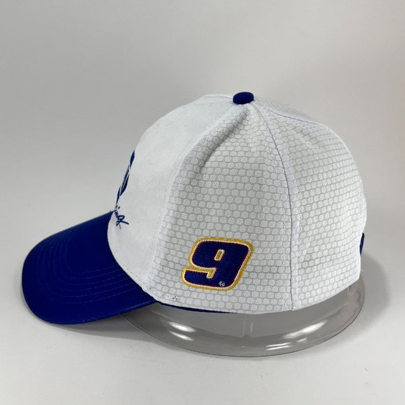 Chase Elliott #9 NASCAR Strap Back Cap Hat Napa Racing Baseball Blue White Mens - Picture 3 of 15